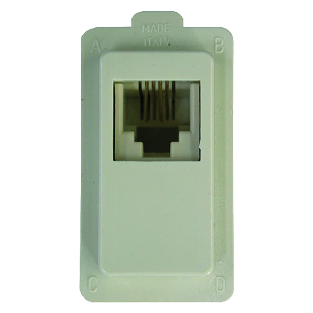 Presa Telefonica Plug 2084 Feb RJ11 2 Pezzi - 2