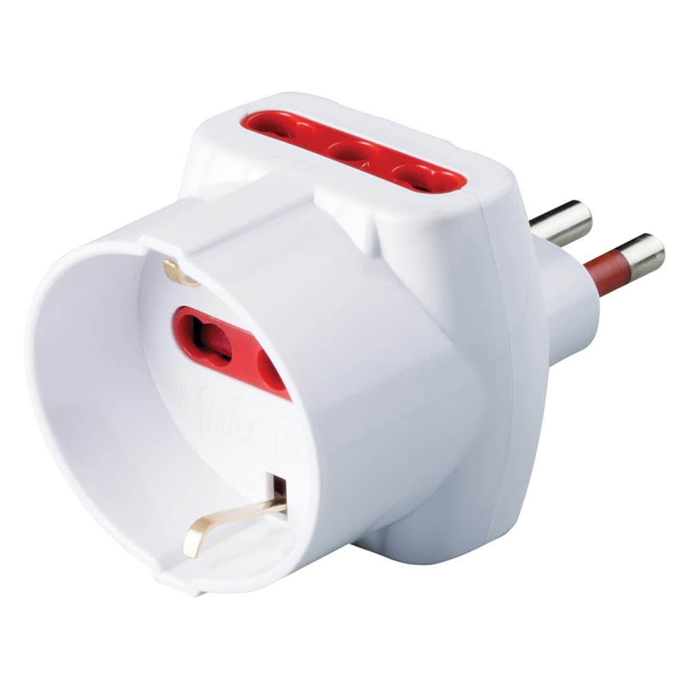 Adattatore Triplo con Protezione Sovraccarico 78045 T Rosi - 2