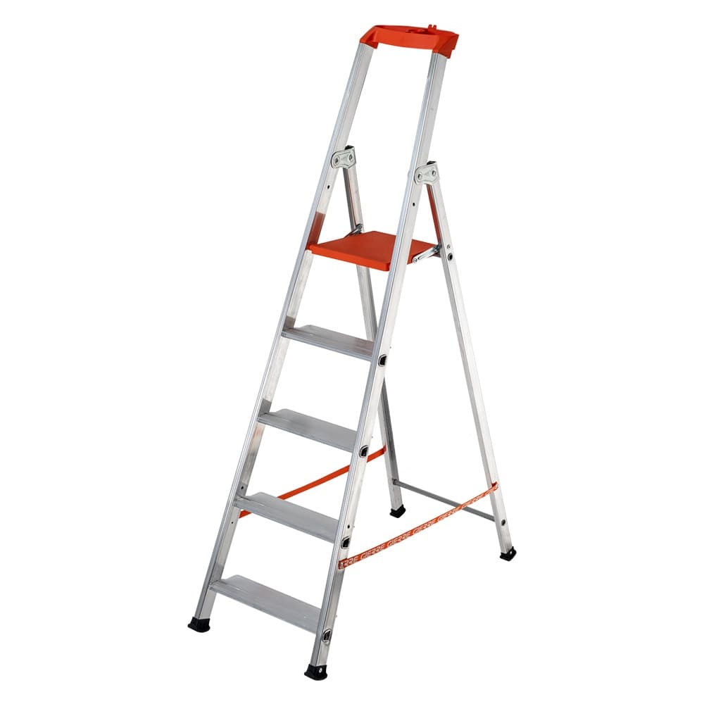 Scala Domestica Aperta Chiusa Gierre Professionale in Alluminio 5 Gr 111 cm 188 cm