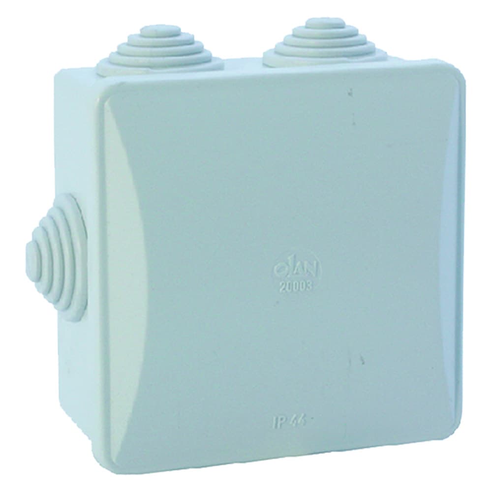 Scatola da Parete 6 Entrate 5 Pezzi 80 x 80 x 40 mm - 2