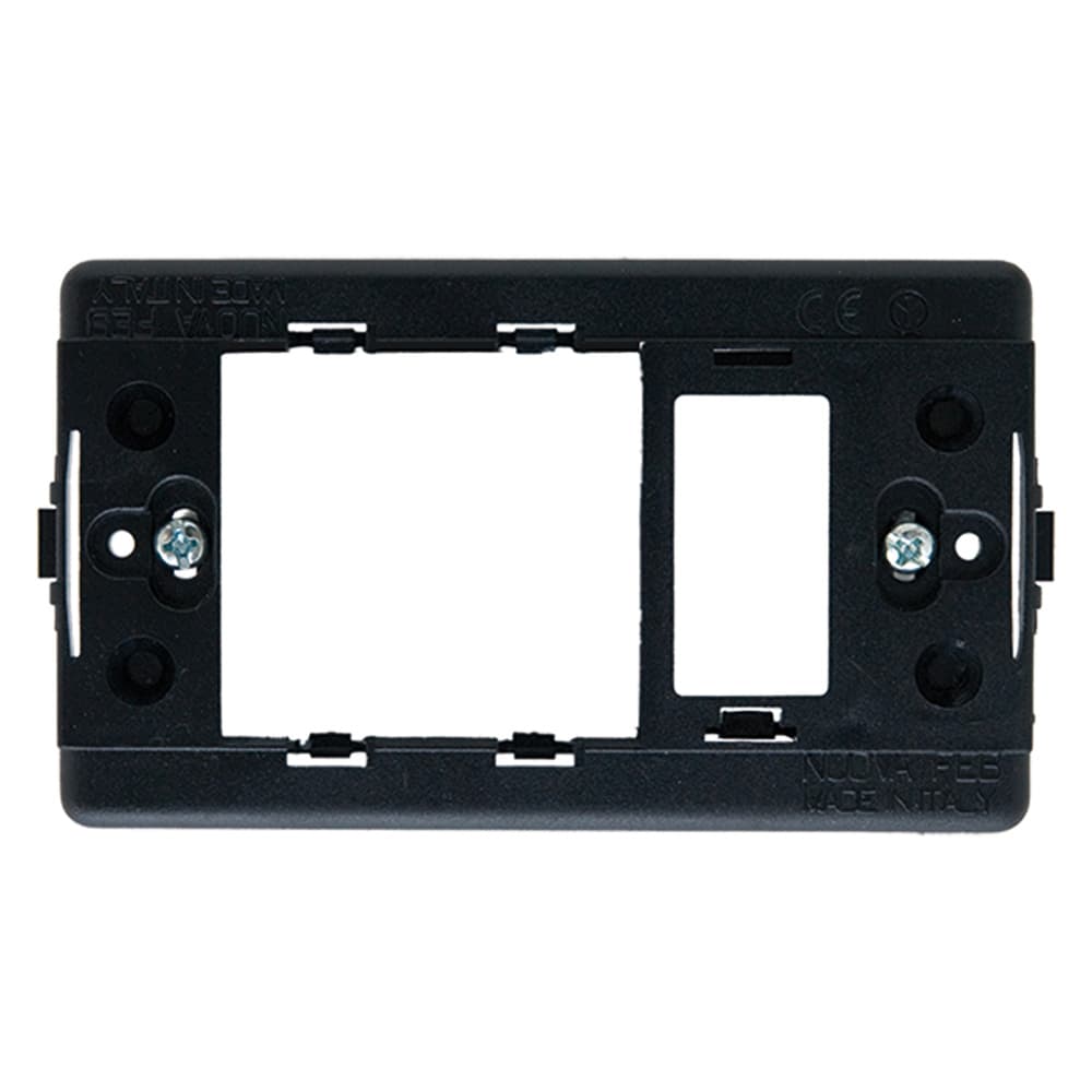 Supporto per Serie Laser per Unel + 1 Mod Decentrato 2602 Feb 10 Pezzi - 2