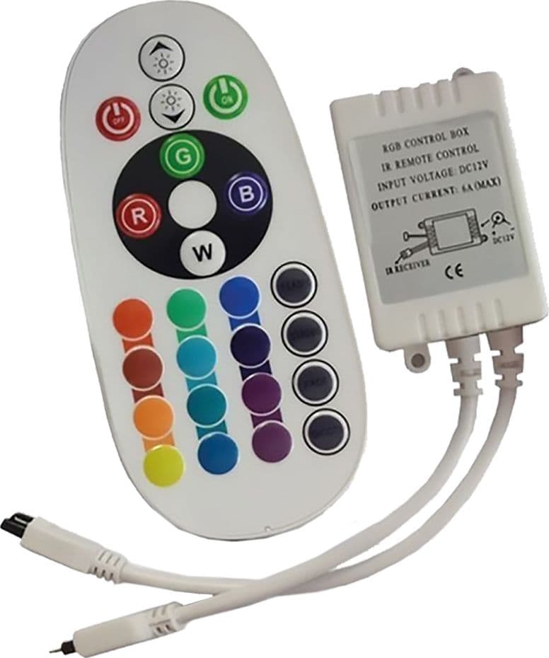 Controller Dimmerabile per Strip Led Rgb Corrente Max Vtac 72 w - 2