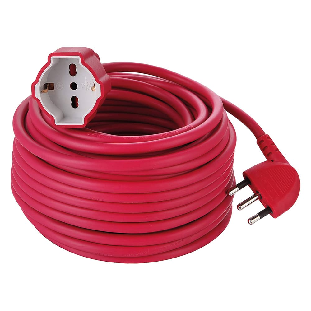 Prolunga Lineare Electraline Rossa Art 01572 20 mt - 2