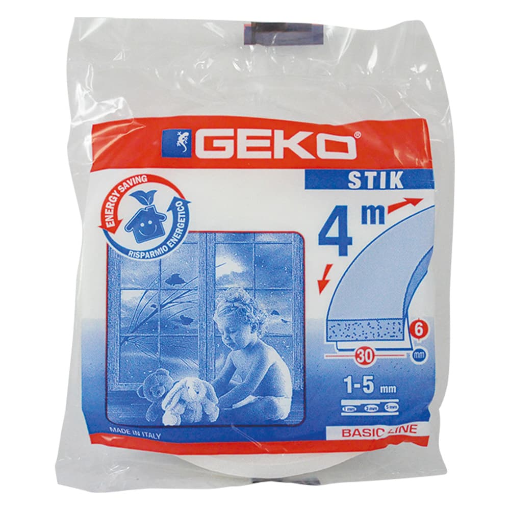 Parafreddo Geko Stik Spugna Porte e Bianco 68 Pezzi 15 mm 4 mt - 2