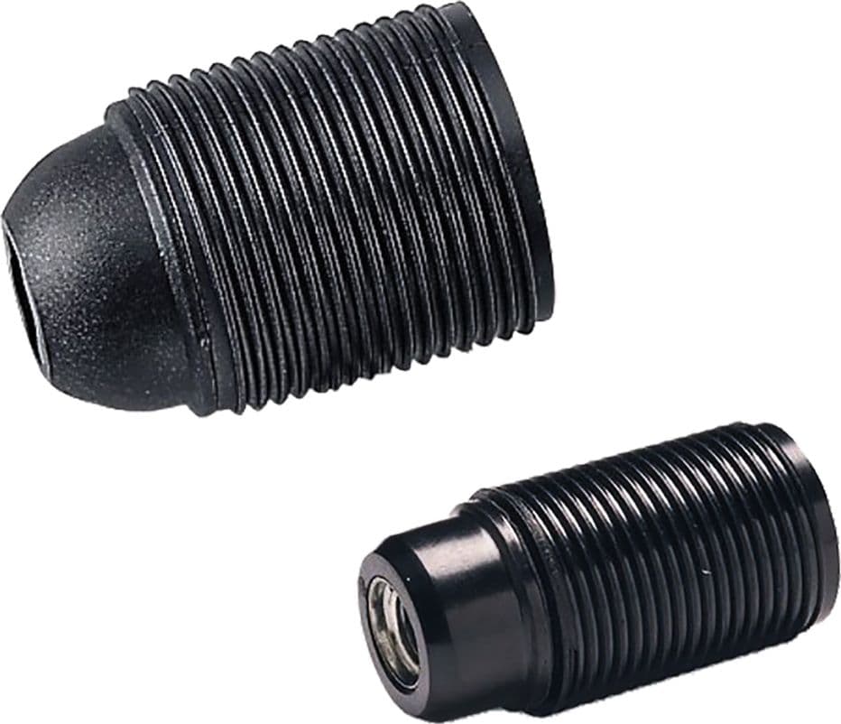 Portalampada Filettato e 27 Colore Nero 50 Pezzi - 2