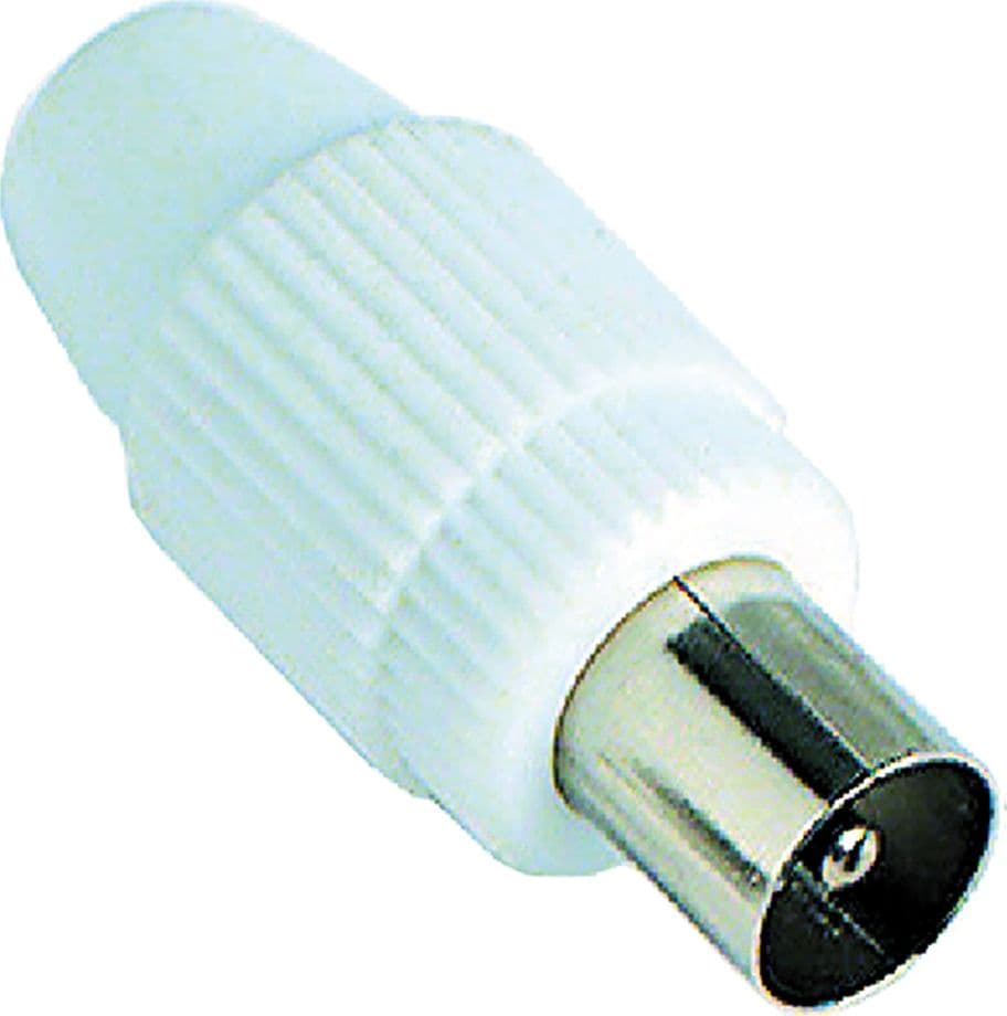 Spina Tv Coassiale Diritta 10 Pezzi Ø 9,5 mm - 2