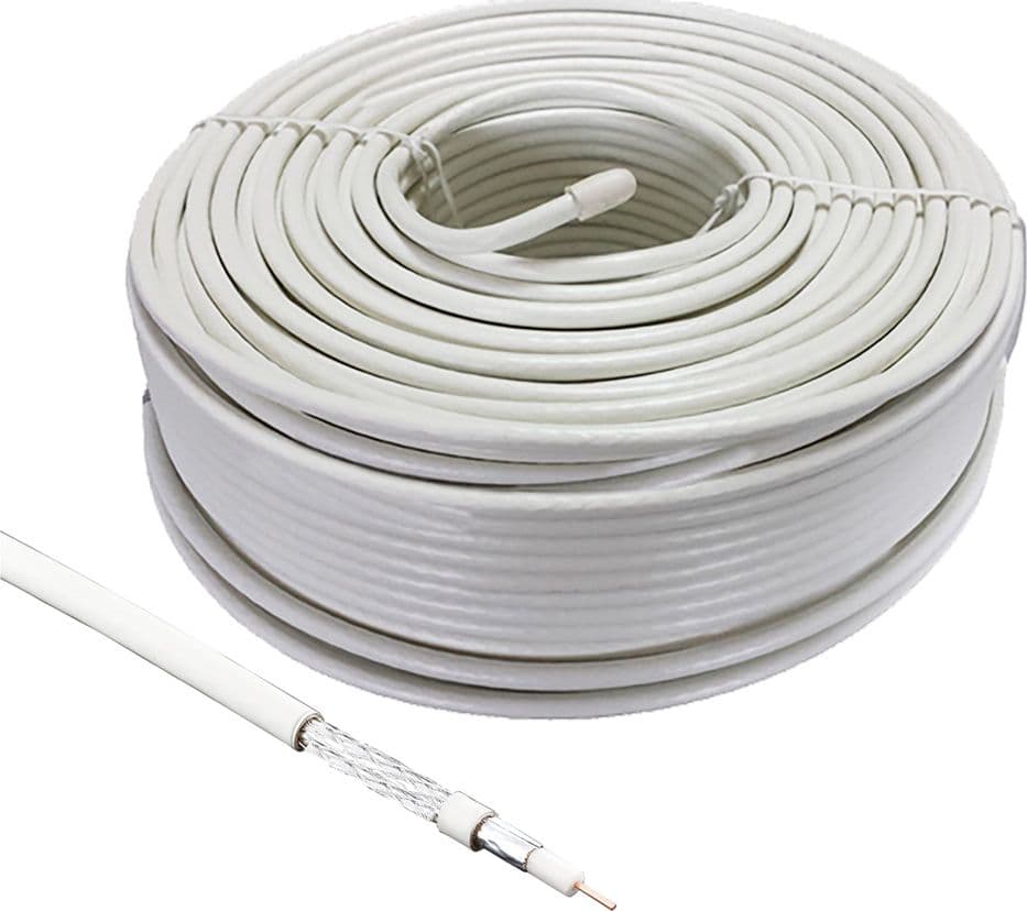 Cavo Coassiale Tv Sat Ø ± x 28014 Electraline 6,2 mm 0,15 mm 100 mt - 2
