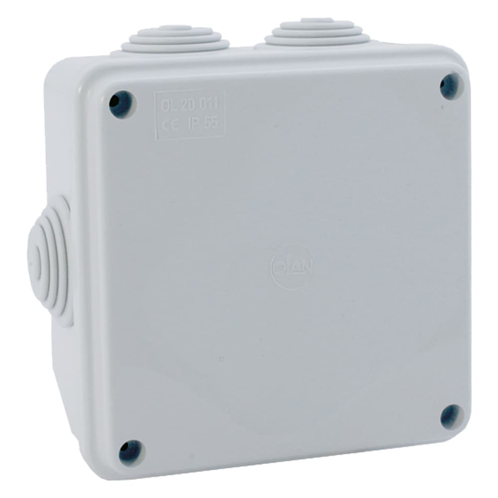 Scatola da Parete 6 Entrate 6 Pezzi 100 x 100 x 50 mm - 2