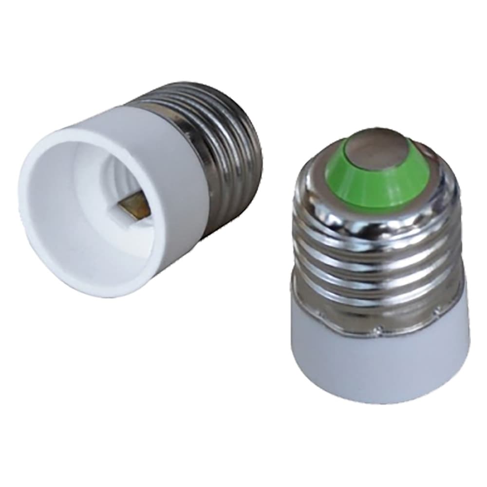 Adattatore Portalampada da Spina E27 a Presa E14 Melchioni 10 Pezzi - 2