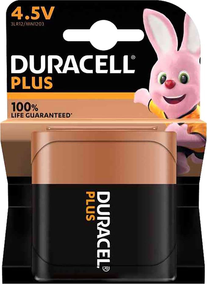 Pila Piatta PZ 1 Duracell Mn 1203 4,5 v (Plus Power) - 3