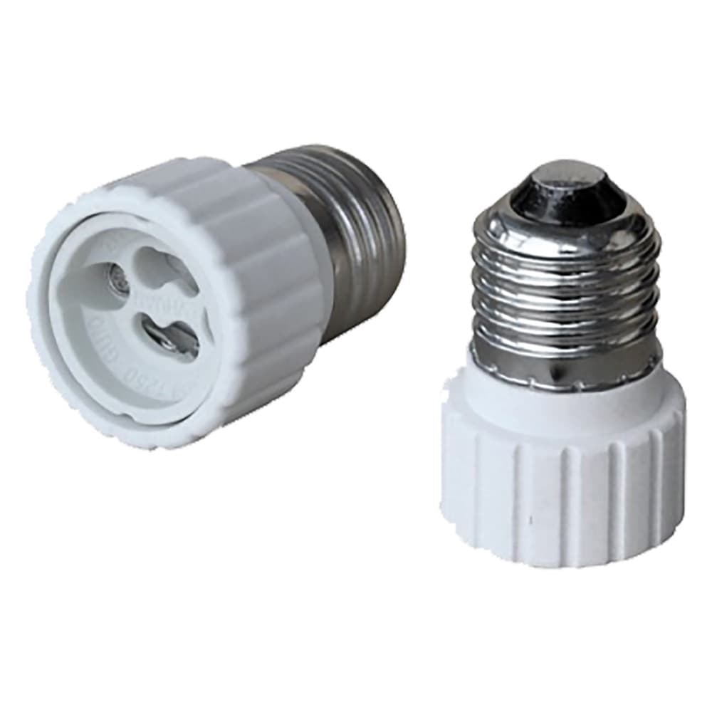 Adattatore Portalampada da Spina E27 a Presa GU10 Melchioni 10 Pezzi - 2