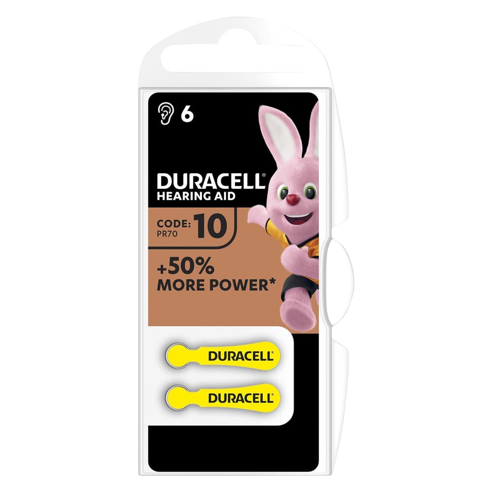 Pila per Apparecchi Acustici Pz 6 Duracell da 230 10 1,4 v - 2