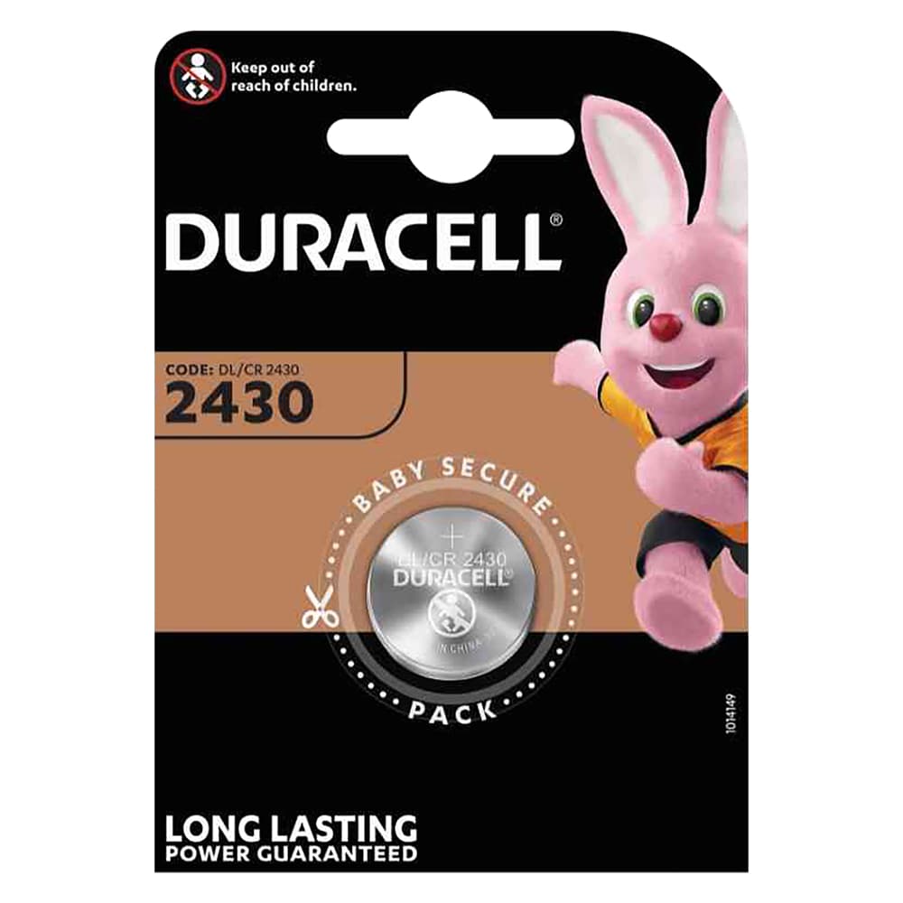 Pila a Bottone PZ 1 Duracell 2430 3 v 10 Blister - 2