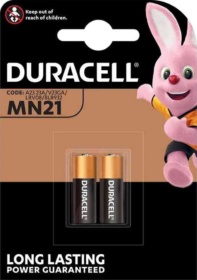 Pila per Telecomandi Pz 2 Duracell Mn21 12 v 10 Blister