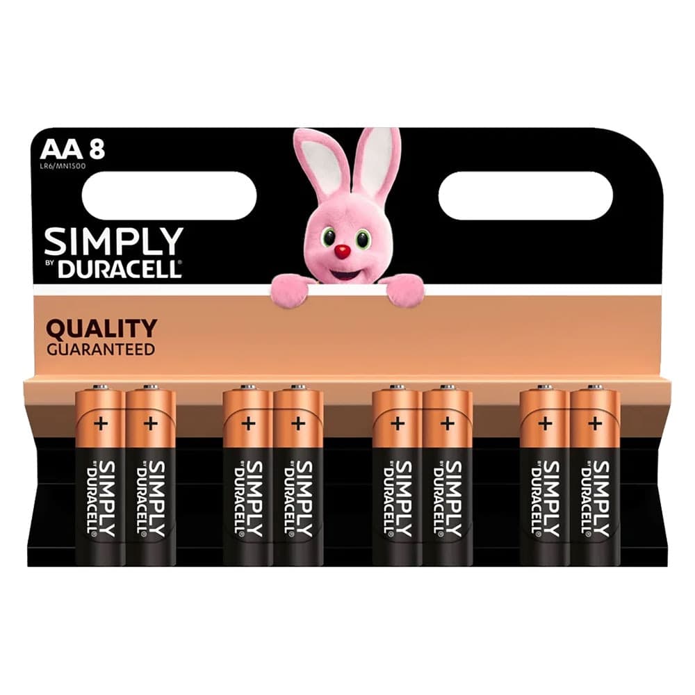 Pila Stilo Pz 8 Duracell Mn 1500 1,5 v Aa Simply 12 Blister