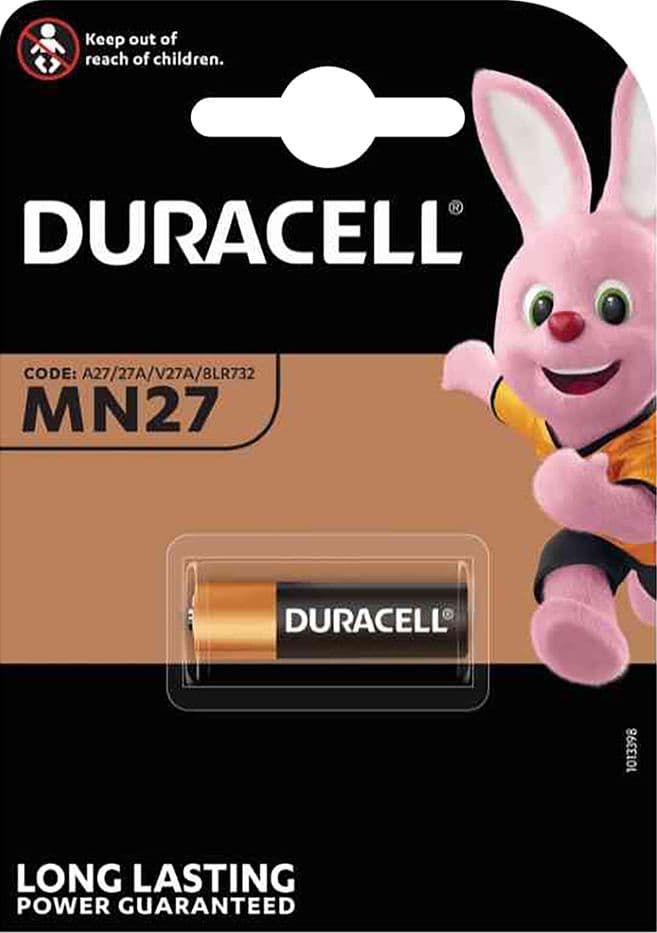 Pila per Telecomandi PZ 1 Duracell MN27 12 v 10 Blister - 2