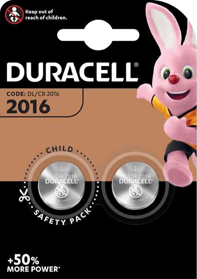 Pila a Bottone Pz 2 Duracell 2016 3 v 10 Blister