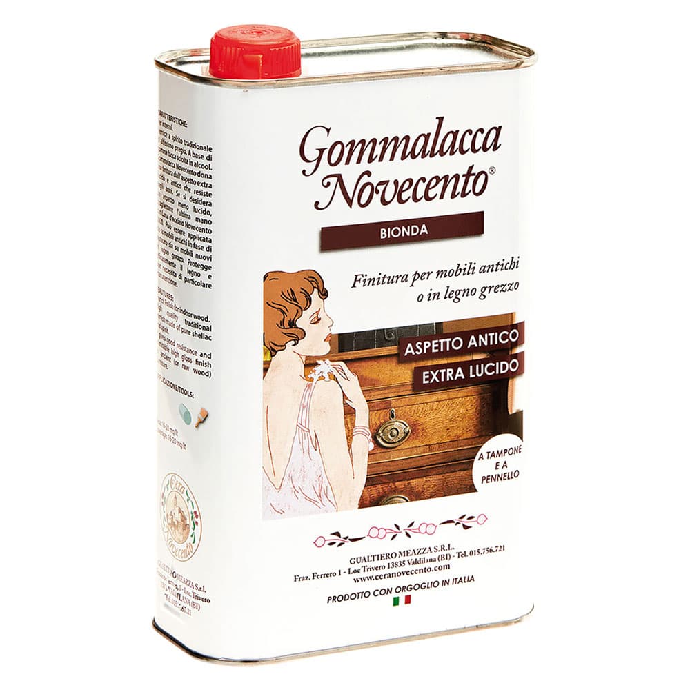 Vernice Gommalacca Bionda Novecento 0,25 lt - 2