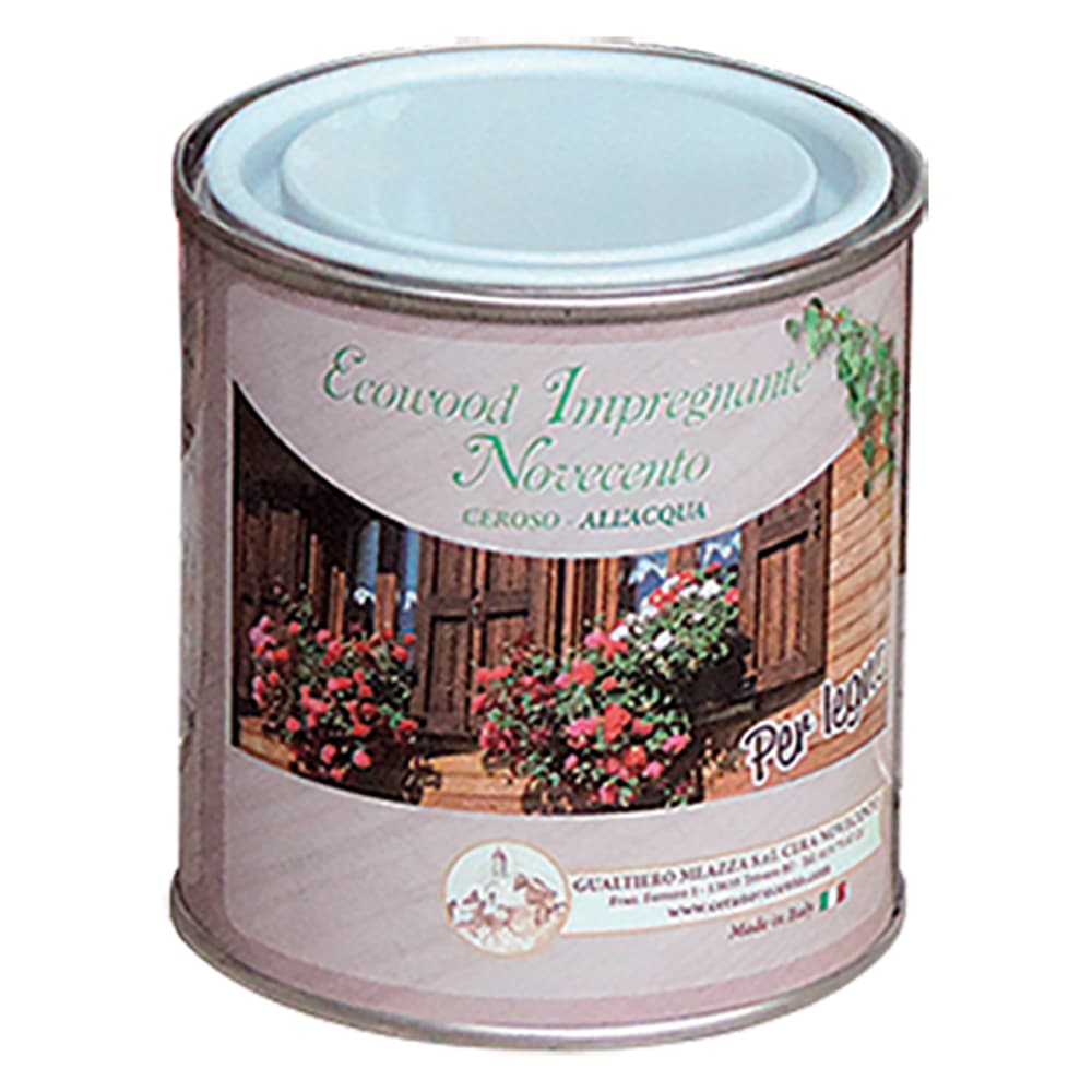 Impregnante Ceroso All'Acqua Ecowood Incolore Novecento 750 ml - 2