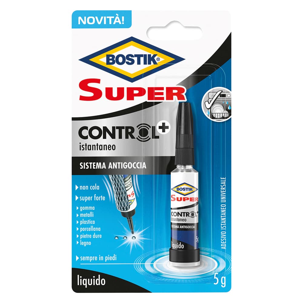 Adesivo Cianocrilato Bostik Super Control + 24 Blister 5 gr - 2