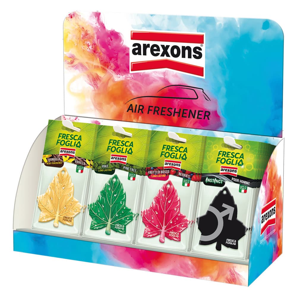Espositore Deodoranti Auto Fresca Foglia Arexons 48 Pezzi - 2