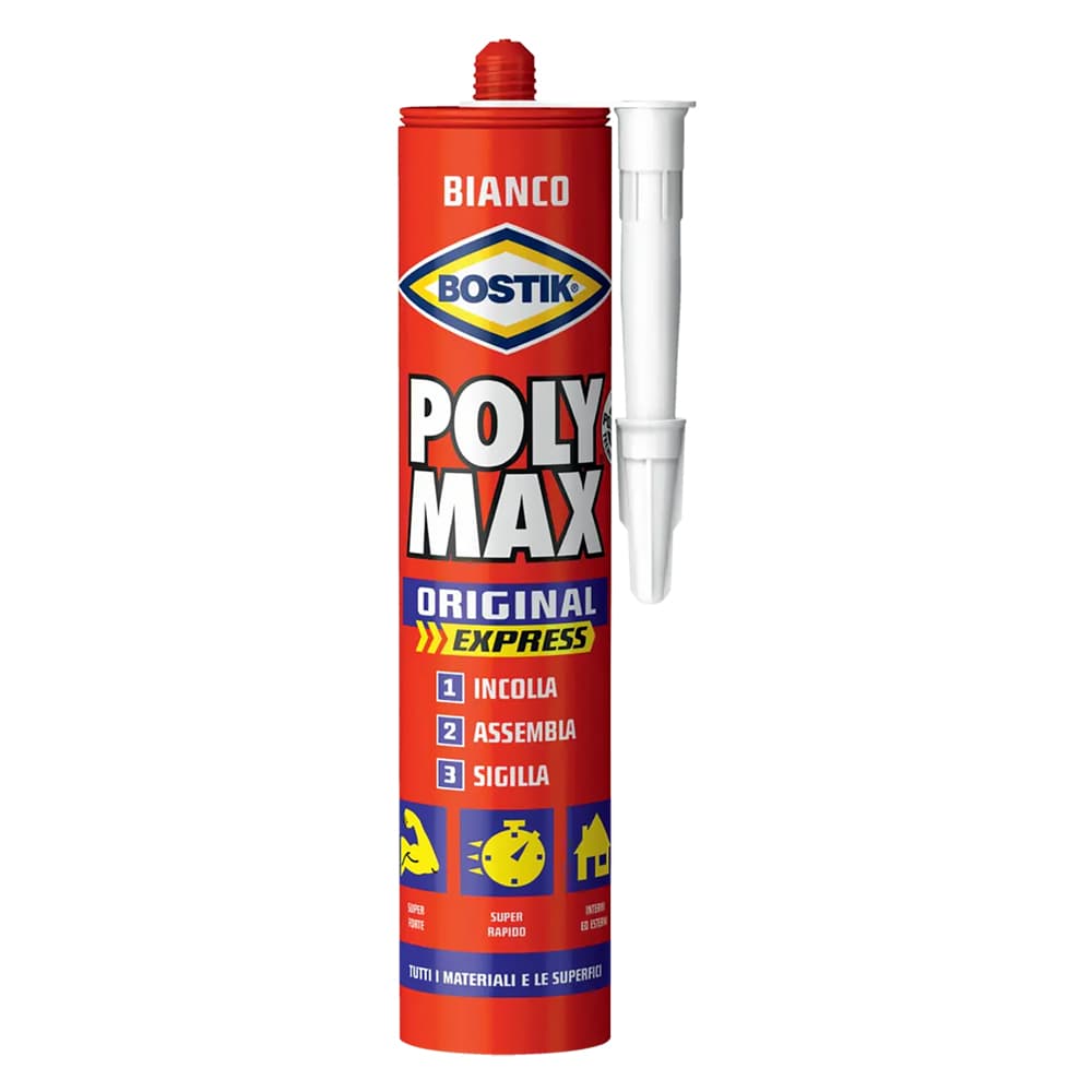 Adesivo Sigillante Universale Original Bostik Poly Max Nero 425 gr - 2