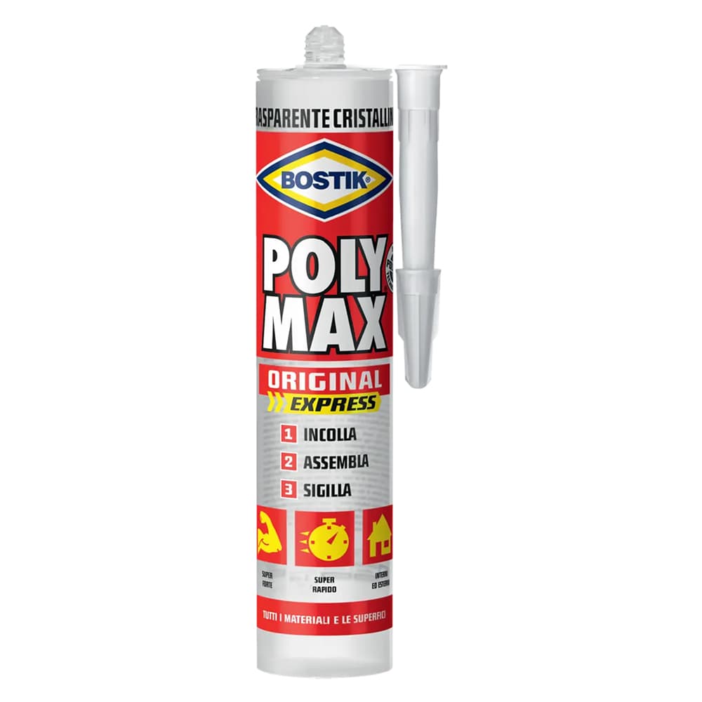 Adesivo Sigillante Universale Cristal e (Clip Strip) Bostik 12 Pezzi 115 gr - 2