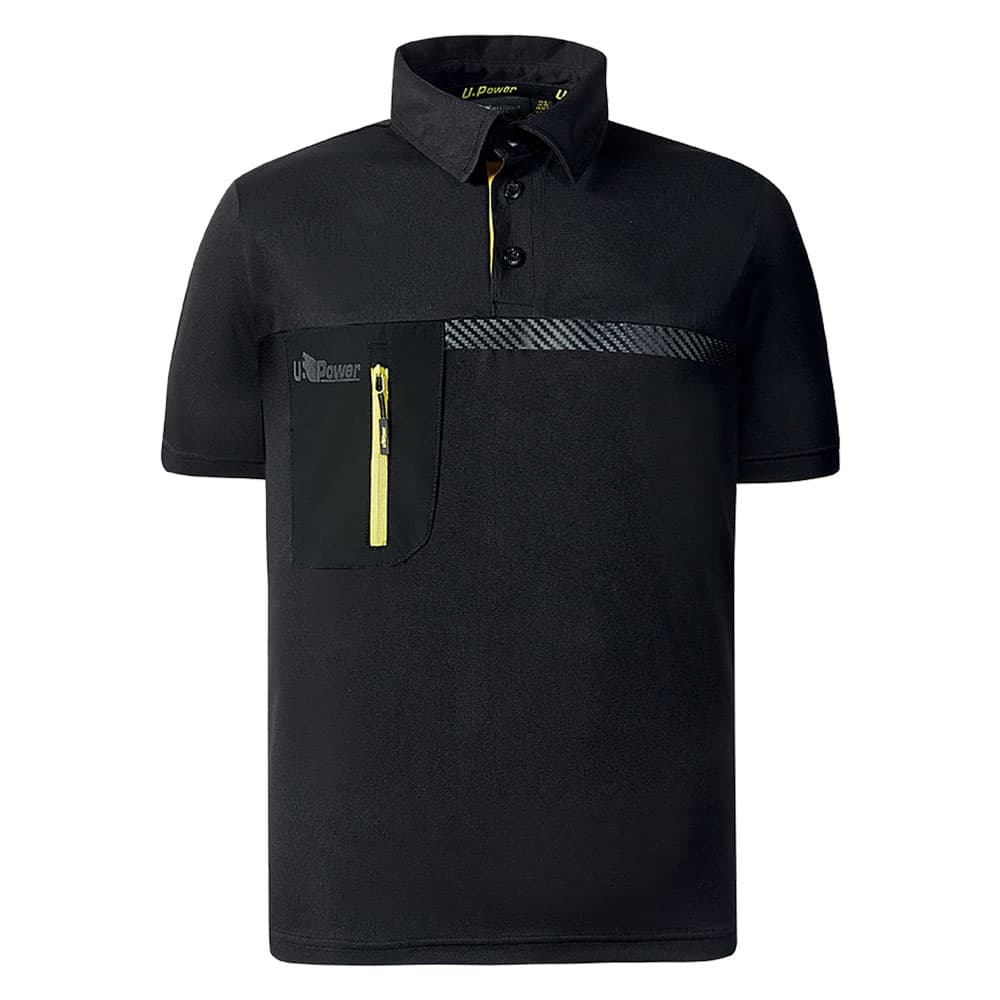 Polo Upower Libra Taglia l Black Carbon - 2
