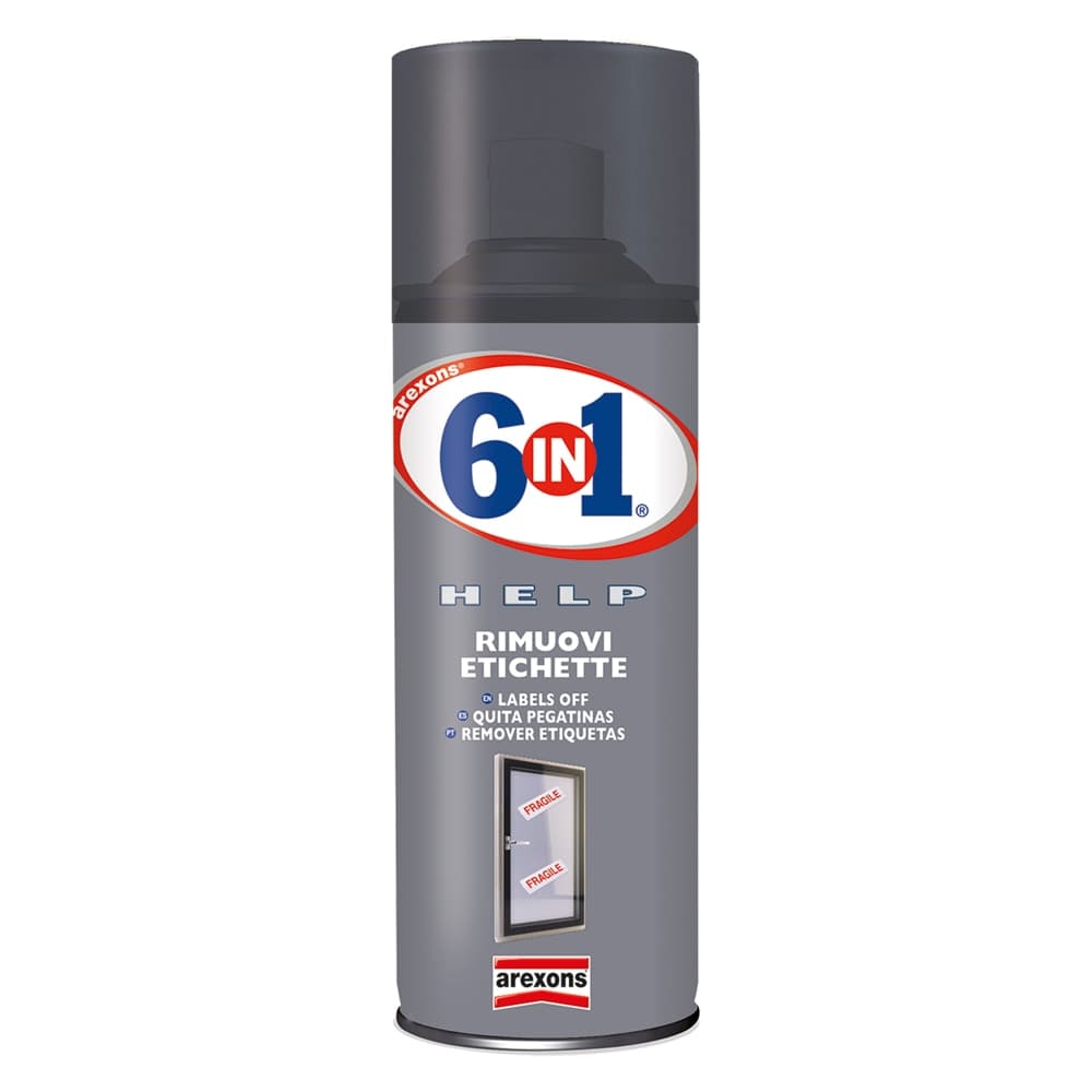 Detergente Spray Arexons Help Leva Etichette in Alluminio 200 ml