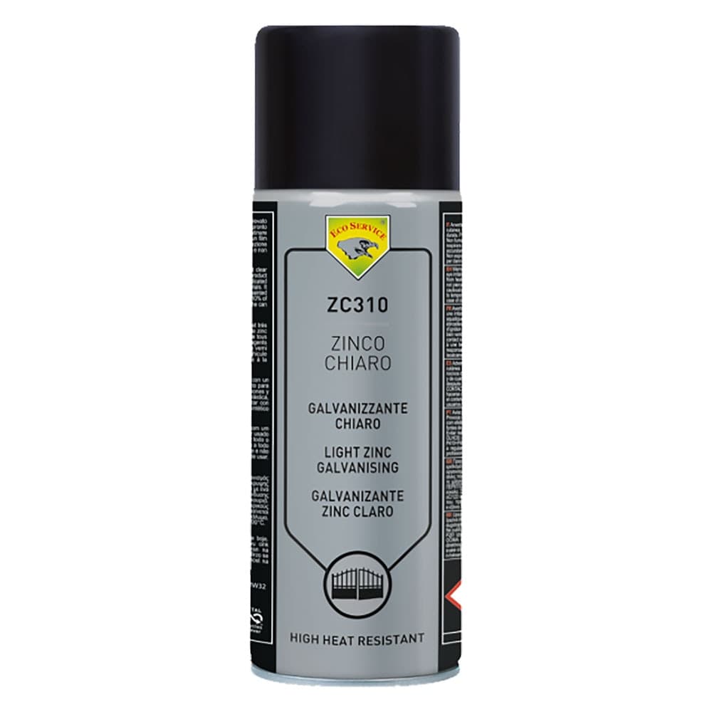 Antiruggine Protettiva Spray Eco Service Zinco Chiaro 12 Pezzi 400 ml