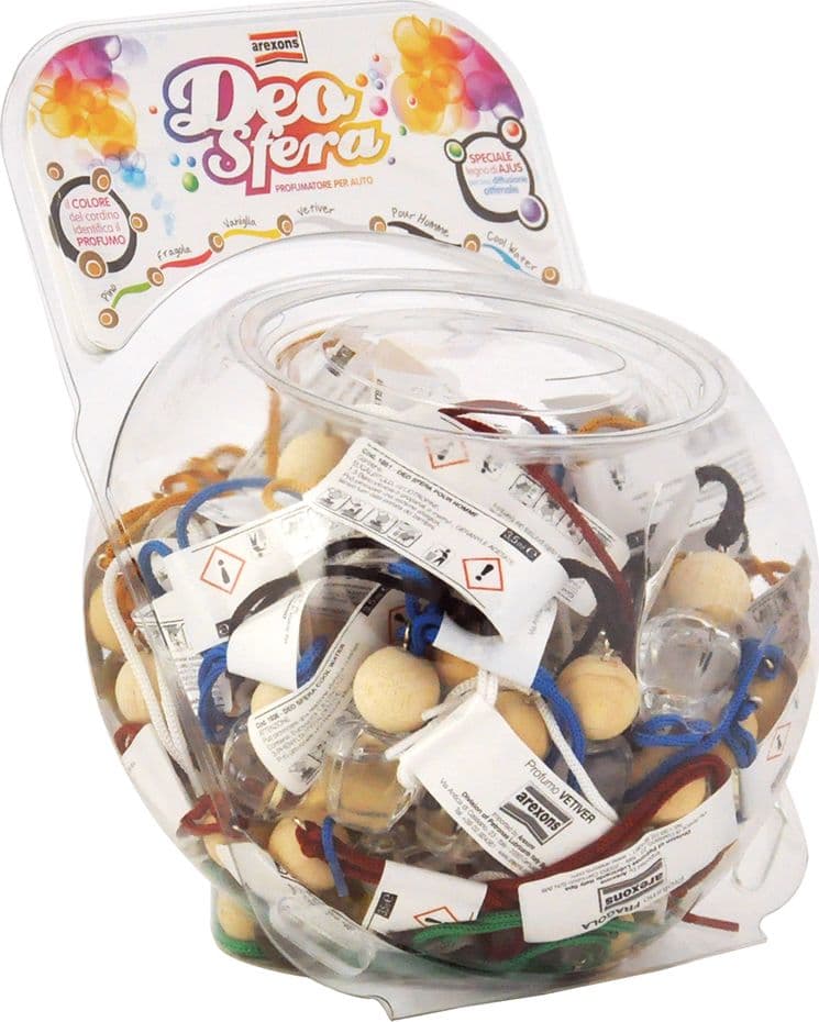 Espositore Profumatori Liquidi per Auto Deo Sfera Arexons 72 Pezzi - 2