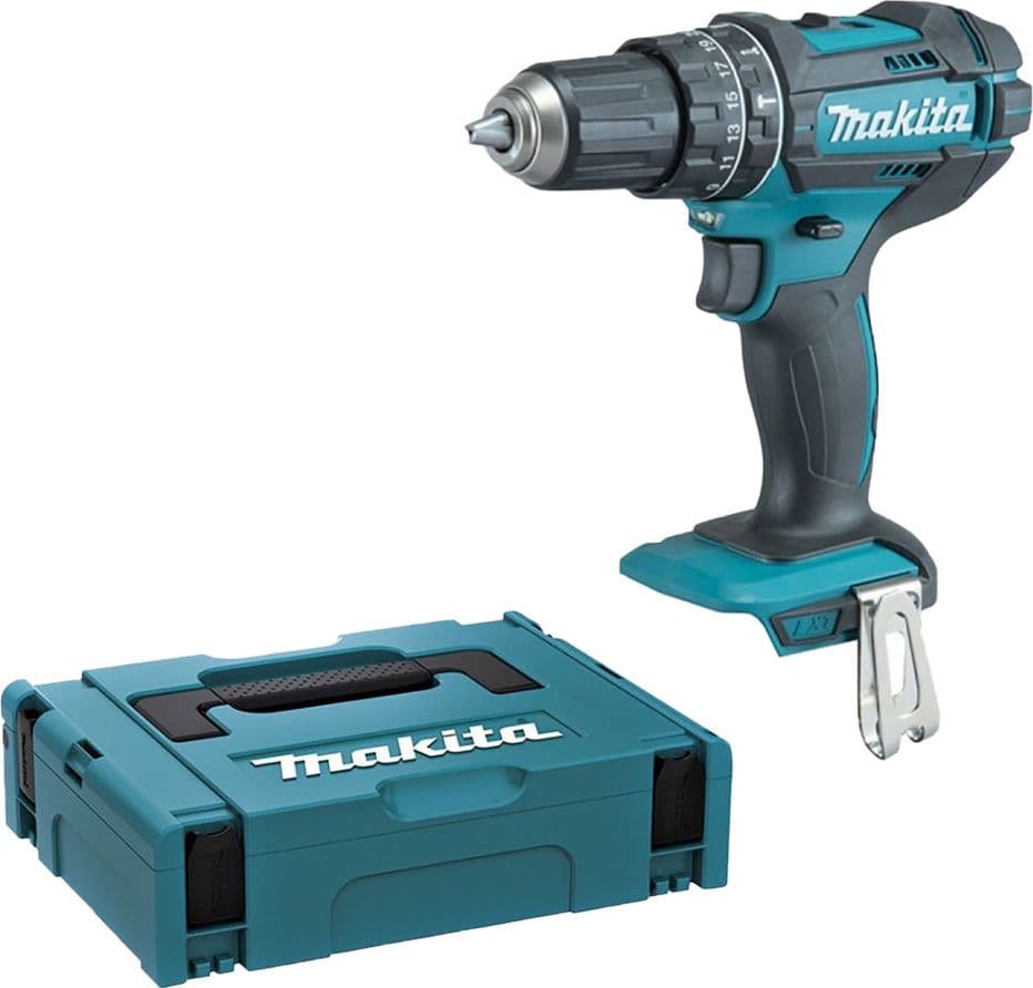Trapano Avvitatore a Batteria con Percussione Makita Dhp485zj 18v Corpo - 2