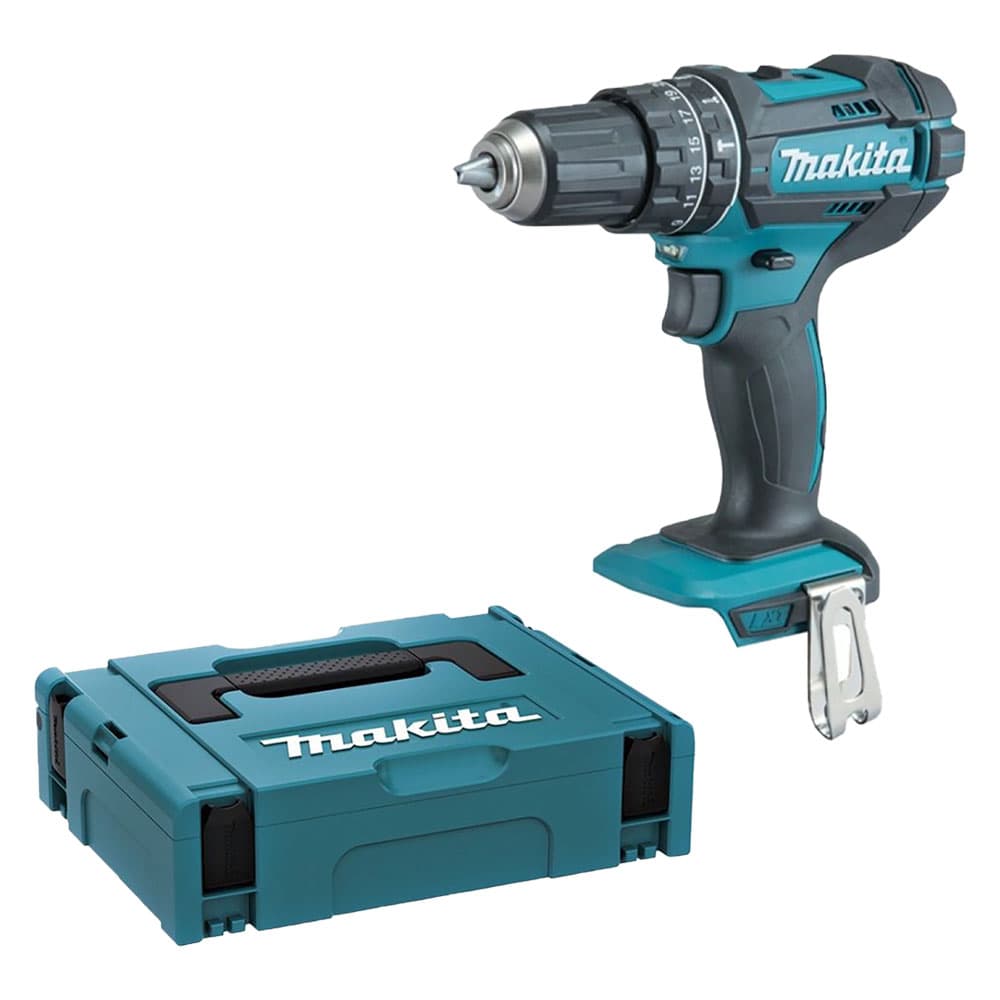 Trapano Avvitatore a Batteria con Percussione Makita DHP485ZJ 18V Corpo - 2