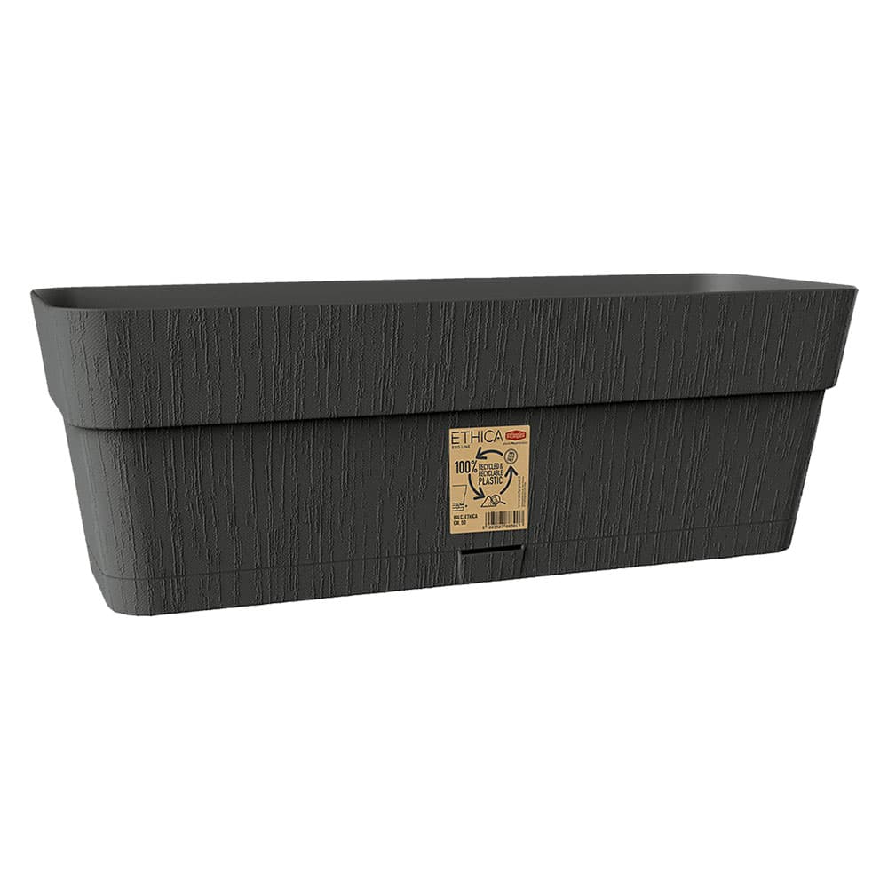 Balconetta Rettangolare Stefanplast Ethica 2,75 lt Gesso 30 x 13 x 12 cm - 2