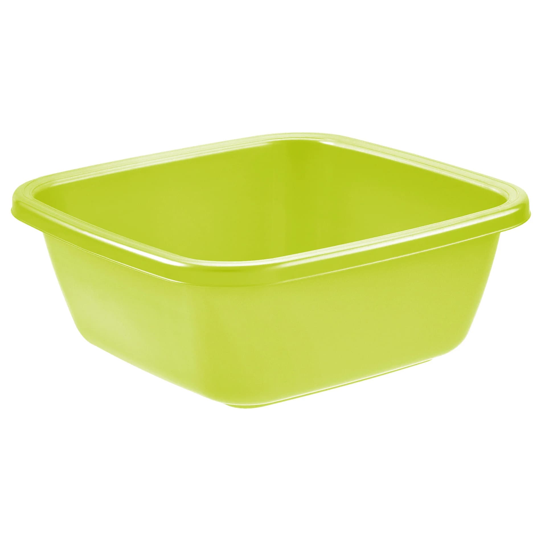 Bacinella Quadra 34 x 34 H. Tontarelli Verde Lime 13,5 cm 9 lt - 2