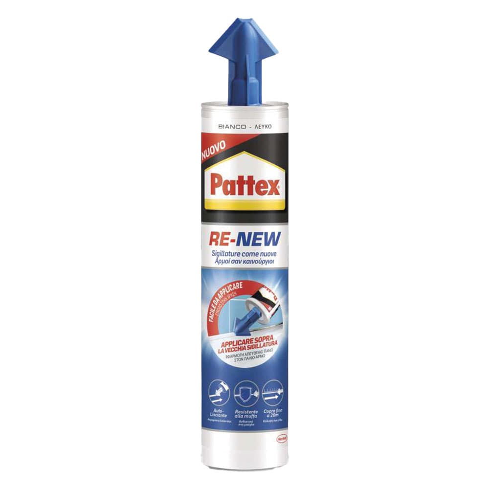 Silicone Bianco Pattex Bagno Sano Re New 280 ml - 2
