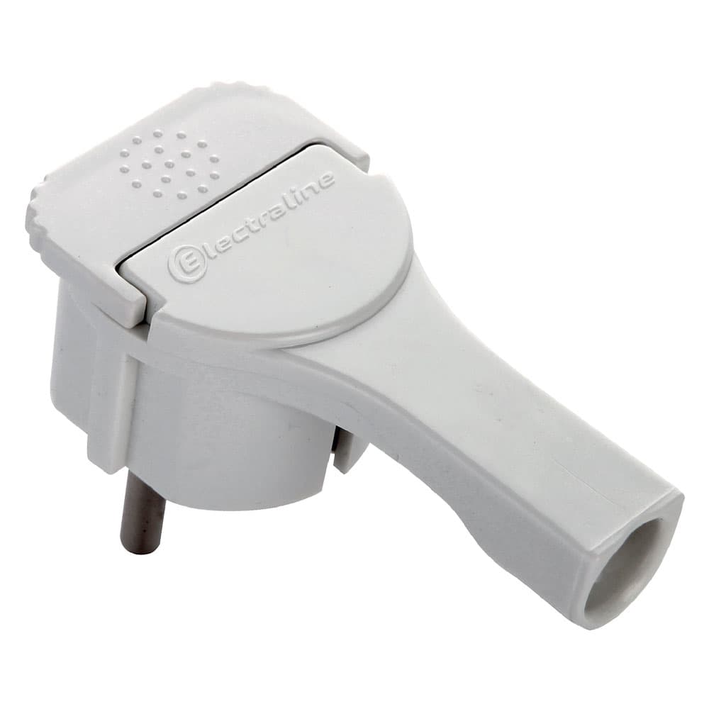 Spina Extra Piatta 16A Art 523068 Electraline Schuko 10 Pezzi - 2