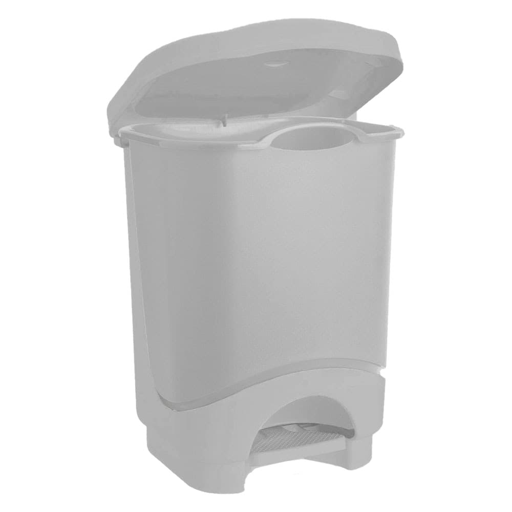 Pattumiera a Pedale Tontarelli Idea Grigio Chiaro 8 Lt
