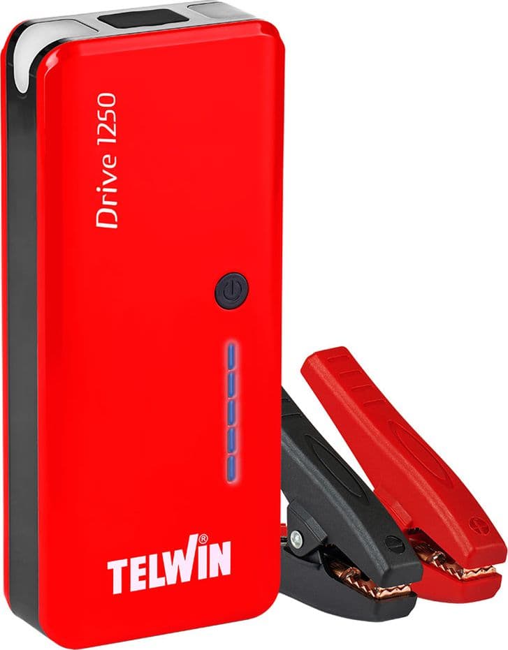 Avviatore Telwin Drive 1250 12 v Capacità Batteria 9000 Mah