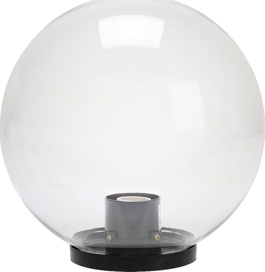 Lanterna Testa Palo Ø Velamp Globo Bianca 20 cm