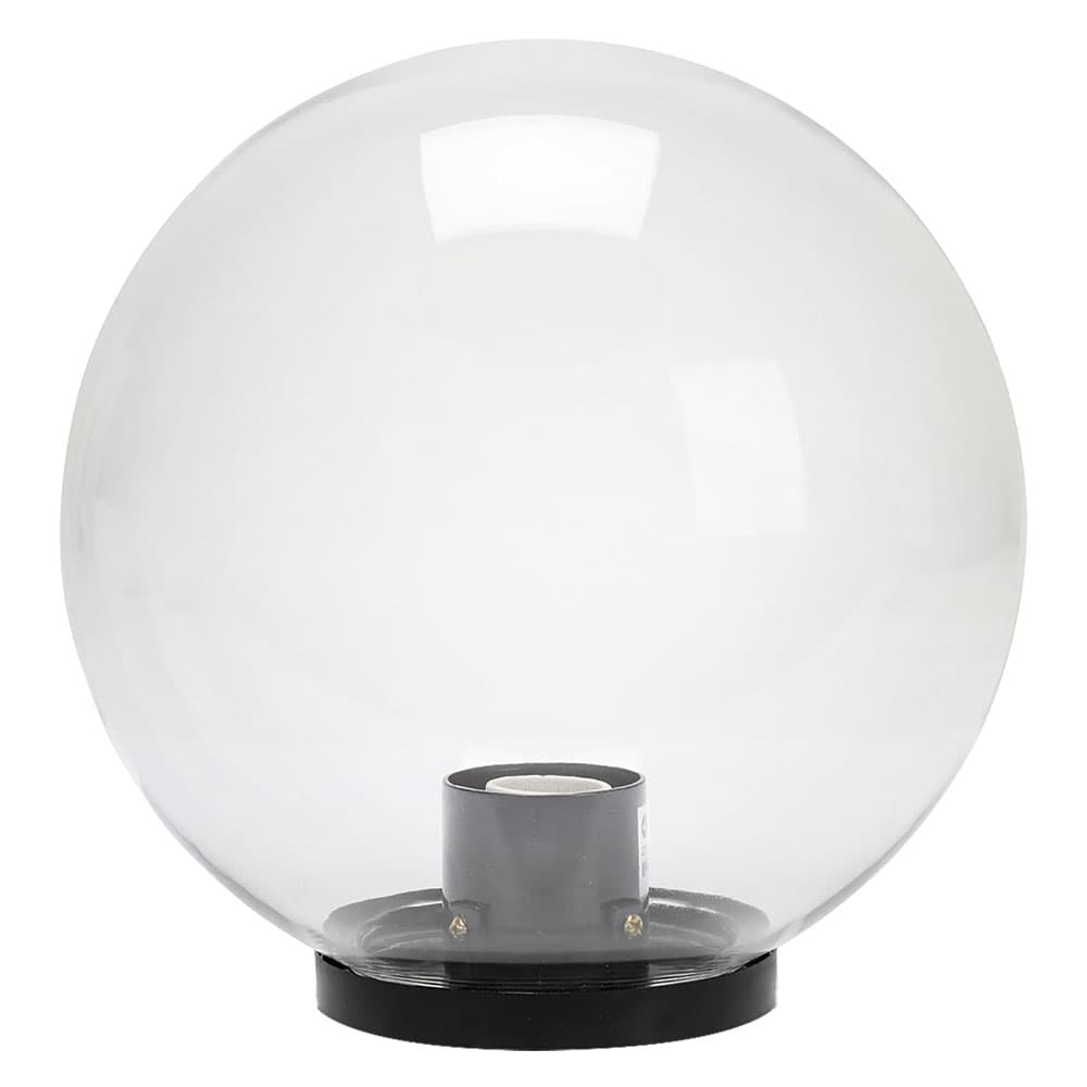Lanterna Testa Palo Ø Velamp Globo Bianca 20 cm - 2