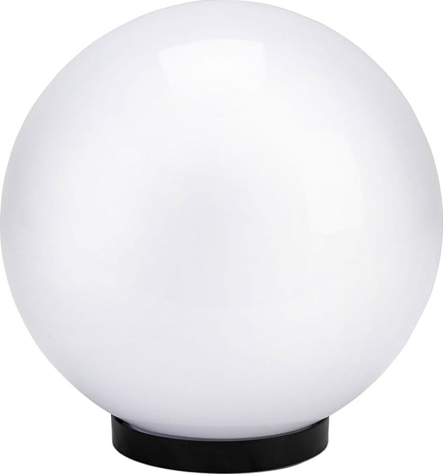 Lanterna Testa Palo Ø Velamp Globo Bianca 20 cm