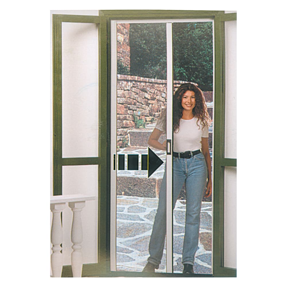 Zanzariera Avvolgibile Orizzontale Irs Marrone RAL 8017 140 x 240 cm - 2