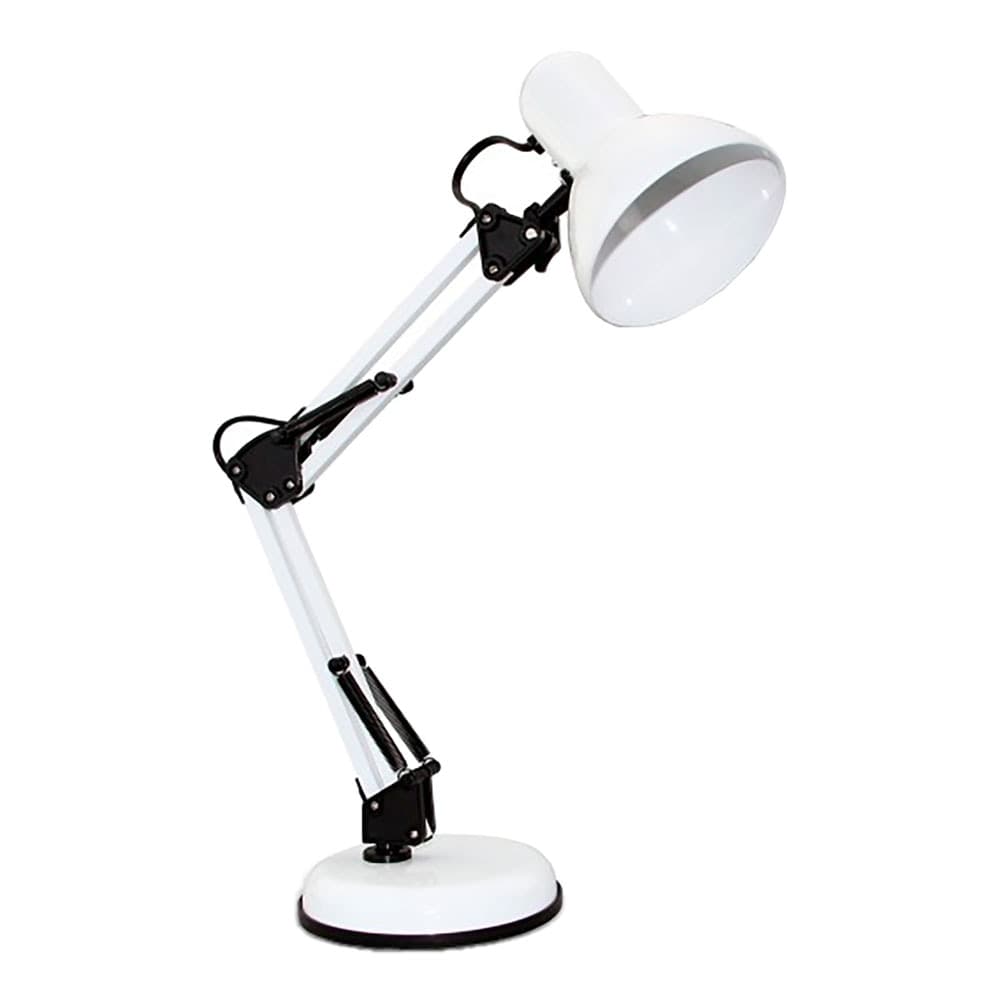 Lampada da Tavolo Velamp Charleston Xl Colore Bianco