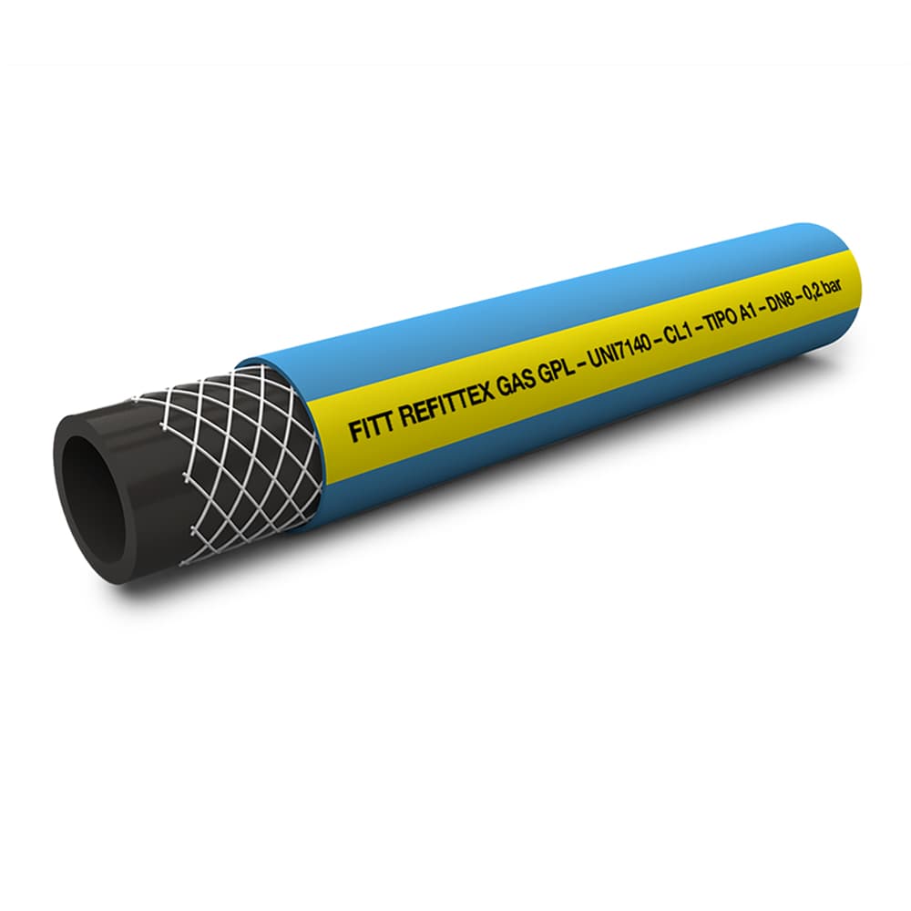 Tubo per Gas Gpl Rotolo 100 mt Fitt Refittex Ø 8 mm x 13 - 2