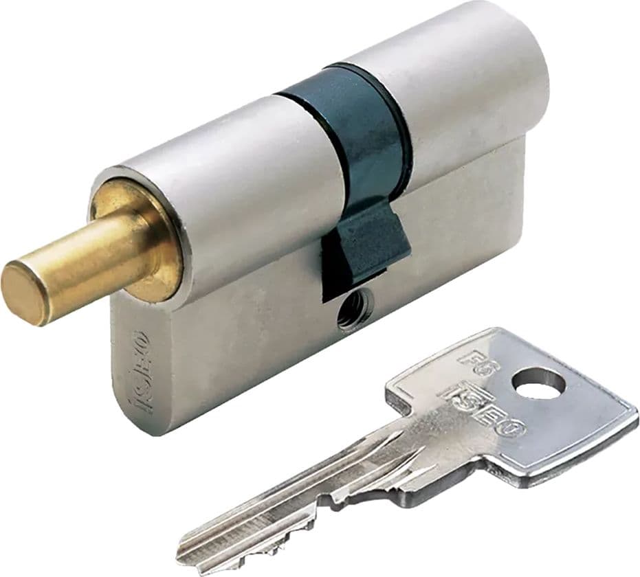 Cilindro Sagomato per Pomolo +10+30 = 70 Iseo R6 Extra S Nichelato 30 mm - 2