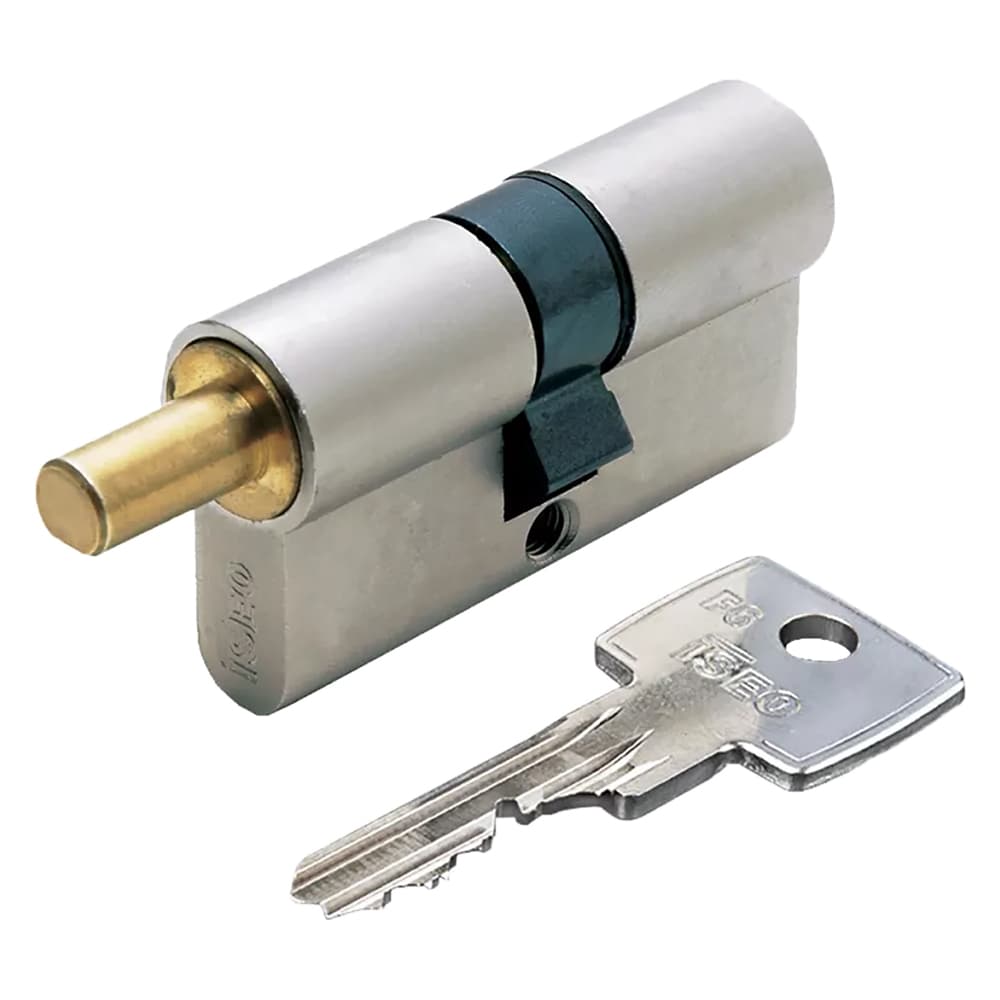 Cilindro Sagomato per Pomolo +10+30 = 70 Iseo R6 Extra S Nichelato 30 mm - 2