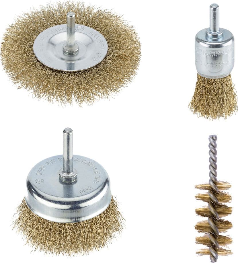 Set Spazzole Miste Pg 4 Pezzi 28 mm - 2
