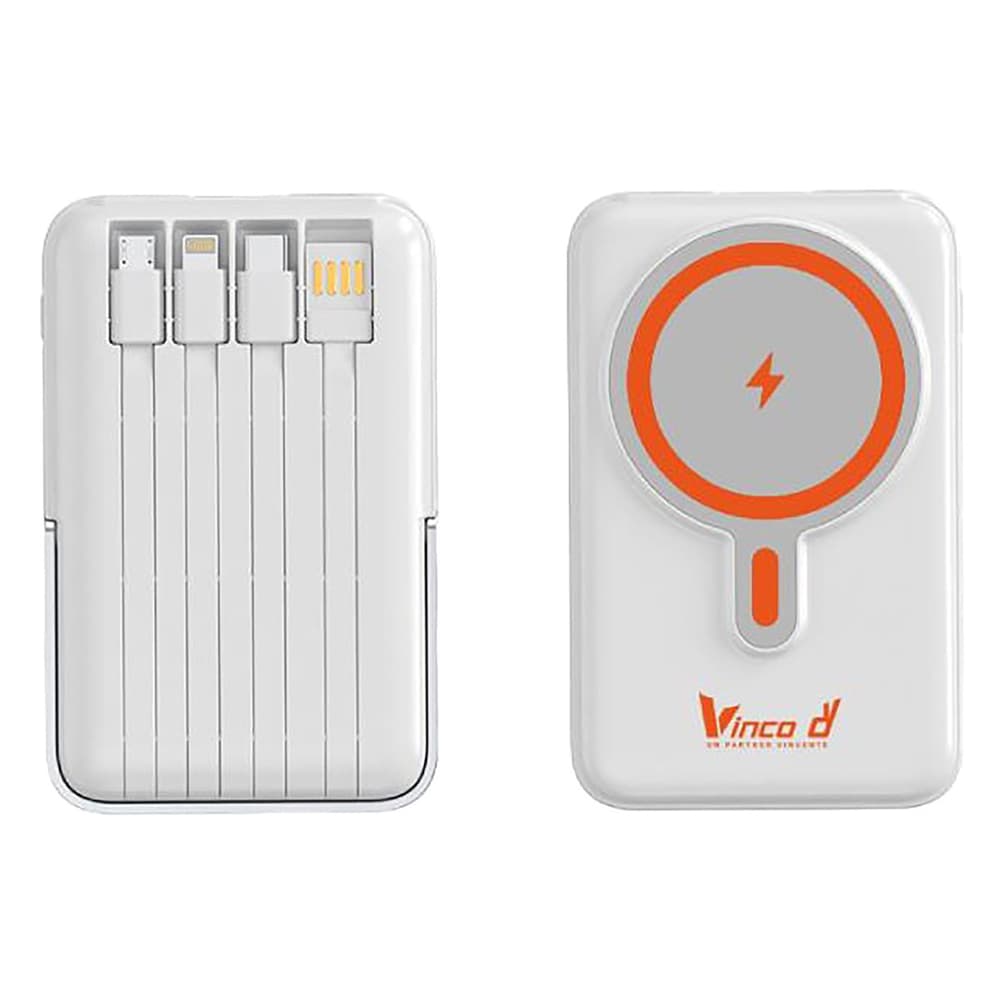 Batteria Portatile 10000 Mah Vinco Power Bank Wireless Charge - 2