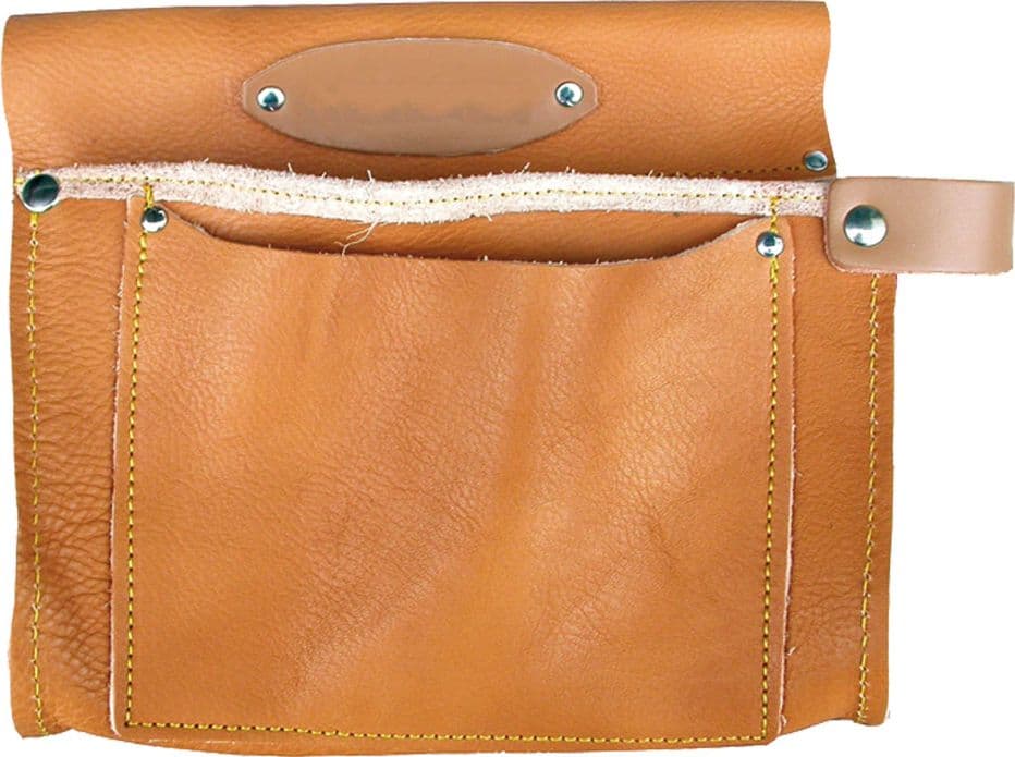 Borsa Carpentiere Sidex Cuoio Fiore 2 Tasche - 2
